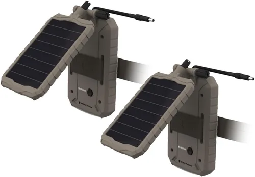 Miniatura 3 de Stealth CAM Paquete de batería solar Sol-Pak duradera, panel de energía solar de 12 V, batería recargable y cable aislante, compatible con todas