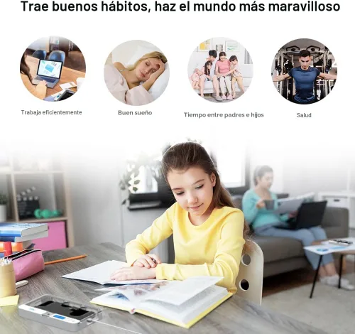 Miniatura 3 de ySky - Caja de bloqueo de teléfono con temporizador, dispositivo bloqueador de acceso para teléfonos celulares, limita el acceso al teléfono
