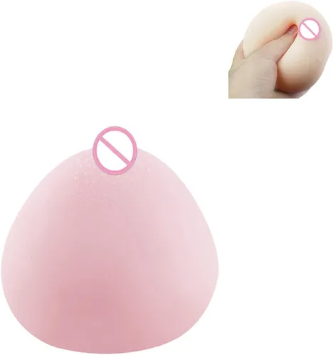 Copa de masturbación con forma de bola de pellizco de seno, molde real, para adultos, punto G portátil para succión de pene, próstata, coño,