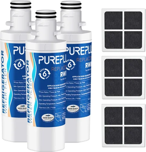 Miniatura 10 de PUREPLUS Alkaline ADQ747935 Reemplazo para LG LT1000P LT1000 Kenmore Elite 9980 LT1000PC, MDJ64844601 ADQ74793501, LMXS28626S, LFXS26973S, Filtro