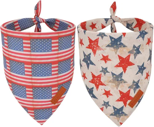 Miniatura 12 de PTDECOR Bandana de Halloween para perro, bufanda reversible para mascotas, varios tamaños, pañuelos triangulares de Halloween para perros pequeños