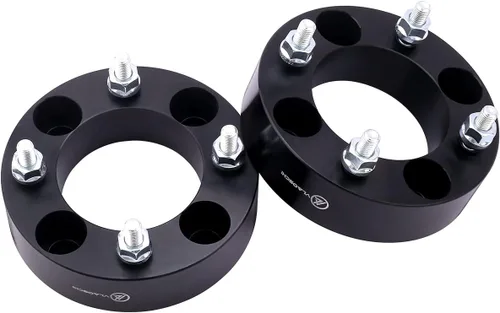 Miniatura 7 de Espaciadores de rueda forjados en negro para ATV UTV 4x110 de 1.5 pulgadas con pernos 10x1.25 compatibles con Honda Suzuki-Yamaha-Kawasaki de 4 lugs