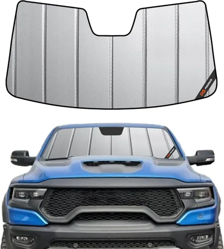 Miniatura 9 de Pigenius Parasol de Parabrisas para Dodge Ram 1500 2002-2008 Protección Solar para Ventana Delantera - Salvaguarda