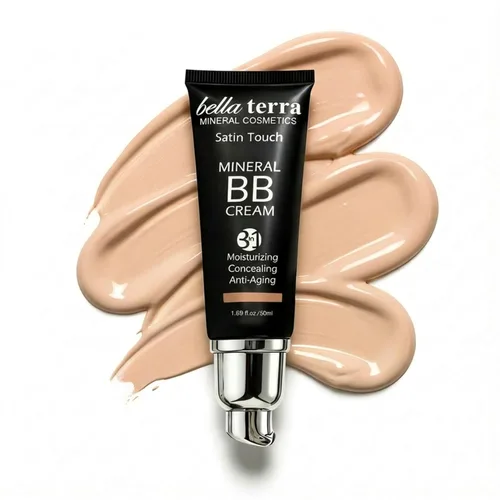 Miniatura 10 de Bellaterra Cosmetics BB Cream – Hidratante con color y base mineral, tono oscuro 108 – Ligero, sin aceite, cobertura acumulable, acabado mate, 42.5