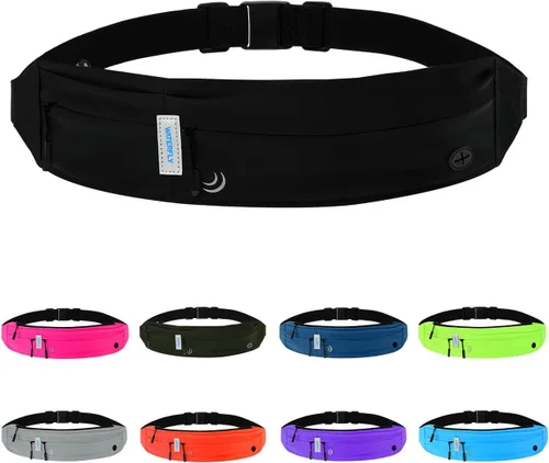 WATERFLY Riñonera para correr con cinturón de carrera: Corredor Maratón Jogging Riñonera Deportiva Ejercicio Ejercicio Fitness Soporte para Teléfono