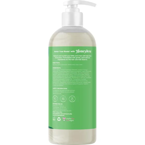 Miniatura 6 de HONEYDEW Champú limpiador para niños para cuero cabelludo seco, champú para el cuidado del cuero cabelludo escamoso seco para niños y removedor