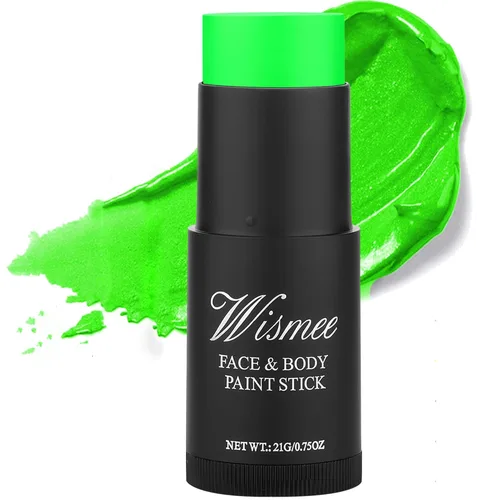 Miniatura 21 de Ojo naranja negro Deportes, palo de pintura de cuerpo de cara naranja, resistente al sudor, impermeable, pintura facial, maquillaje para Halloween