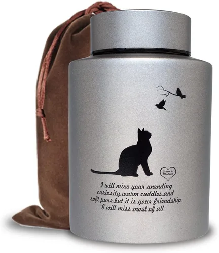 Miniatura 11 de Urnas de cremación de mascotas para perros, gatos, cenizas, hasta 60 libras, perros y gatos, urnas conmemorativas de recuerdo para cenizas, medianas