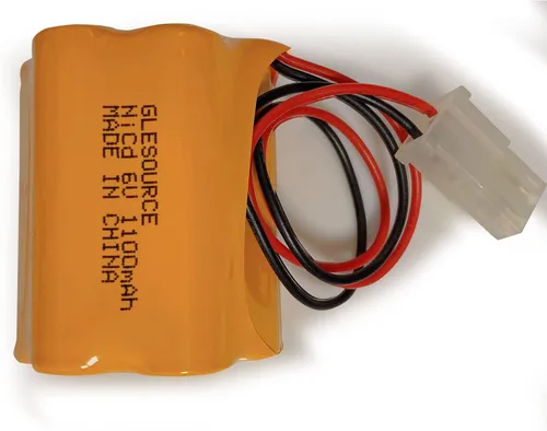 Miniatura 5 de Paquete de 2 baterías Ni-CD de 6 V 1100 mAh de repuesto para Aritech 10050205 Lithonia ENB-06006 ENB06006 Prescolite Señal de salida Luz