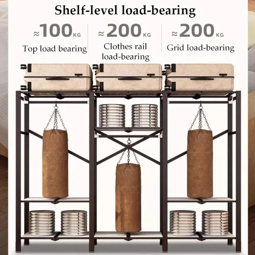 Miniatura 3 de large closets Folding Closet with Cloth Cover Clothes Closet Portable Wardrobe Closet Metal Iron Frame Closets for Bedroom Large Closet Space-saving