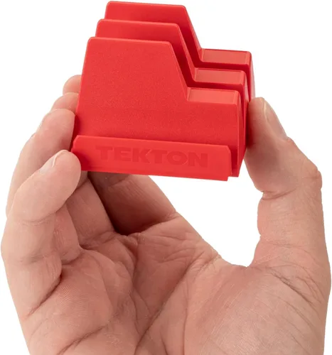 Miniatura 6 de TEKTON Juego de organizador de llaves modulares de 20 herramientas (rojo) OTM92220 Fabricado en Estados Unidos