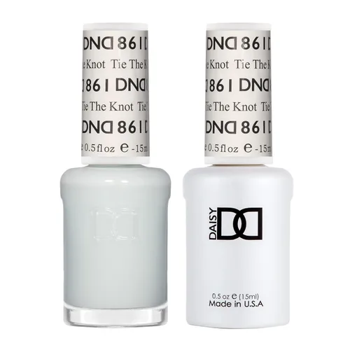 Juego de esmalte de gel DND, Colección Sheer, esmalte de gel UV/LED y laca de uñas de secado al aire, dúo de esmalte sin astillas a juego, 0.5 onzas