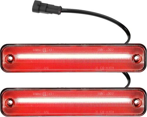 Luz de marcador lateral LED 15114677 Luces direccionales traseras Fender Sidemarker Lámparas para Hummer H2 2003-2009 Lente transparente Luz LED