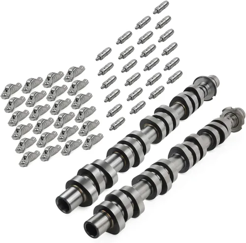 Miniatura 8 de Árbol de levas izquierdo y derecho, 24 elevadores de taqueta, kit de 24 brazos basculantes 5L1Z6250AA Reemplazo para Ford Expedition F150 F250 F350