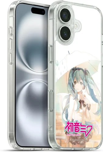 Miniatura 155 de Head Case Designs Licencia Oficial Hatsune Miku Gráficos Lindos Carcasa de Gel [Protección de Grado Militar] Compatible con Apple iPhone 7