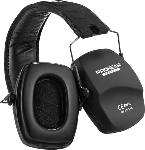 Miniatura 13 de PROHEAR 016 Protección Auditiva Orejeras de Seguridad para Tiro, NRR 26dB Reducción de Ruido Protector Auditivo Pasivo Delgado con Copas Auriculares