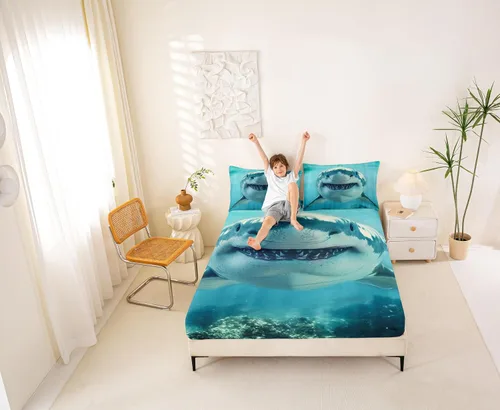 Miniatura 16 de Juego de ropa de cama con estampado de leopardo, tamaño individual, juego de cama de guepardo africano para decoración de dormitorio