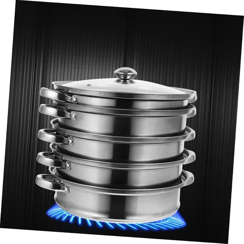 Miniatura 8 de Angoily Comida de verduras asiáticas olla grande olla de sopa grande ollas ollas juegos de ollas para cocinar accesorios de cocina olla