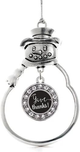 Miniatura 87 de Inspired Silver - Roller Queen - Adorno de Navidad plateado - Adorno circular para árbol de Navidad con circonita cúbica - Decoración colgante