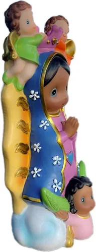 Miniatura 2 de Cara de bebé Virgen María Católica Virgen De Guadalupe de 8" de alto