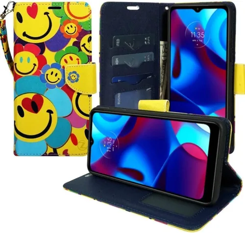 Miniatura 2 de Zase Funda protectora para Nokia G310 5G (2023), diseño lindo de piel sintética de alta calidad, cierre magnético con función atril, ranura