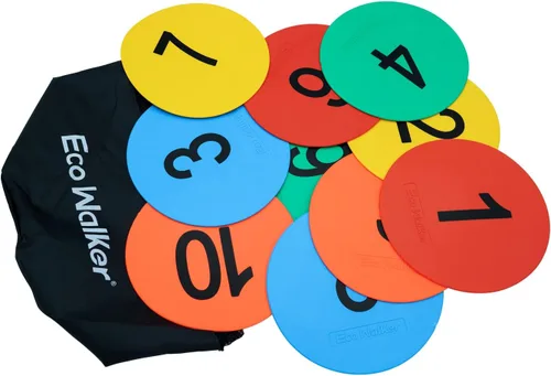 Marcadores de punto de cono plano antideslizantes de 6 pulgadas para entrenamiento de agilidad de velocidad deportiva