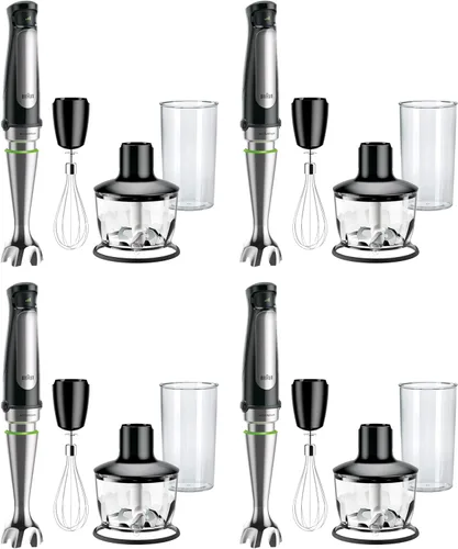 Miniatura 8 de Braun MultiQuick 7 - Batidora de inmersión 3 en 1 con procesador de alimentos - Potente batidora eléctrica de mano - Emulsionador para picar, batir