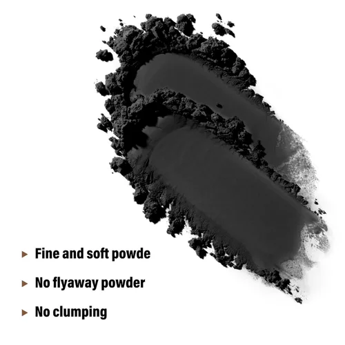 Miniatura 2 de Polvo para cubrir el cabello gris, doble cubierta de cabeza gris con esponja y cepillo, polvo de contorno impermeable para pérdida de cabello fino