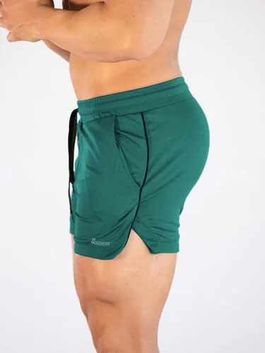 Miniatura 2 de Surenow Pantalones cortos de gimnasio para hombre de 3 pulgadas, transpirables, ligeros, atléticos, deportivos, pantalones cortos de entrenamiento
