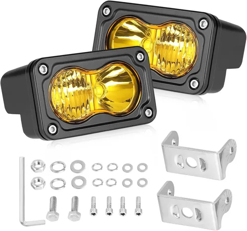 Miniatura 12 de Cápsulas LED ámbar, parte AKD de 3 pulgadas, luz LED de conducción de 40 W, luz LED todoterreno, luz de trabajo LED amarilla, luces antiniebla