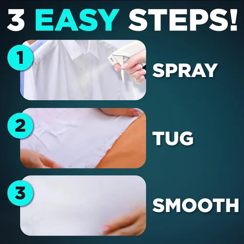 Miniatura 5 de Espray Downy para sacar las arrugas, todo en uno, eliminador de olores, removedor de estática, refrescador de telas y ayuda para planchar