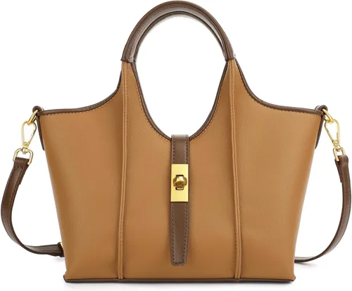 Scarleton H1048 - Bolsos para mujer, bolsos acolchados con lazo, bolsos cruzados de piel sintética vintage para mujer con correa de cadena, H1048