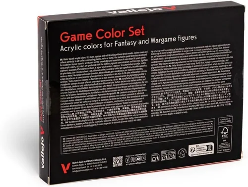 Miniatura 5 de Vallejo - Set de Colores de Juego Avanzado Set Avanzado para Figuras de Fantasía y Juegos de Guerra 16 Botellas x 18 ml (0,60 fl.oz.)
