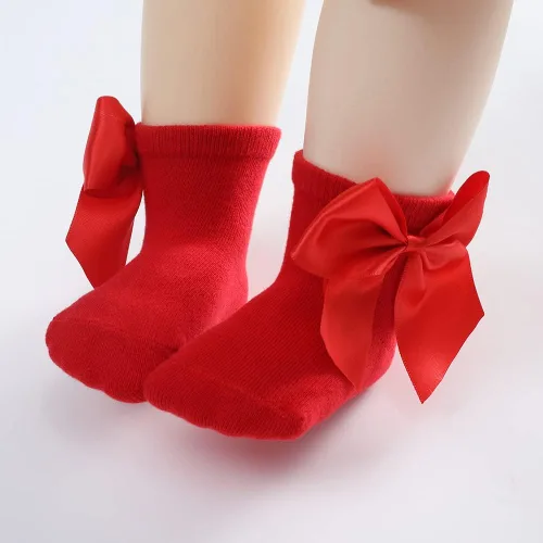 Miniatura 4 de Toptim Calcetines de tobillo para niñas pequeñas, calcetines casuales transpirables