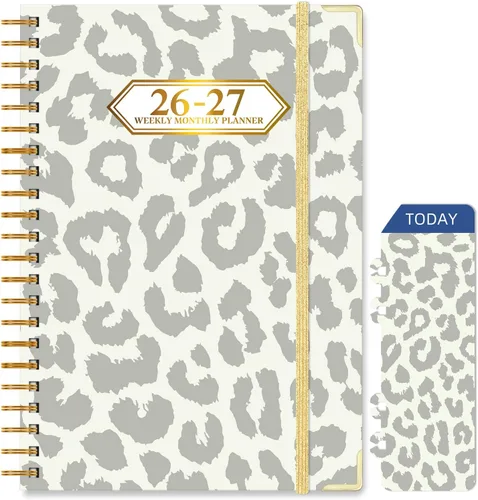 Miniatura 16 de 2026-2027 Planner, Jul.2026-Jun.2027 Planner Weekly and Monthly 6.25"x8.5" with Page Tabs, Calendar Hardcover with Inner Pocket, Elastic Band