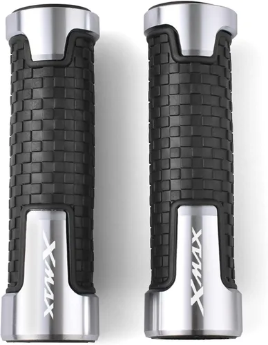 Miniatura 9 de Universal for Y&AMAHA Xmax 125 250 300 400 Motorcycle Handlebar Grips Racing Handle Grips Aluminium Comfortable Soft Rubber Hand Bar Grip