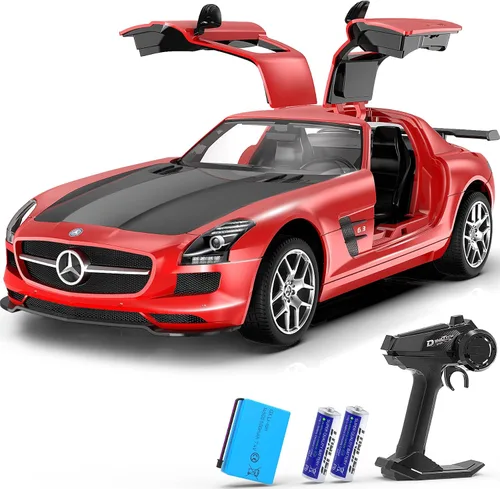 Miniatura 9 de AEROQUEST Lamborghini - Auto a control remoto, con licencia oficial 1:14 Lambo RC para niños y niñas, regalo de cumpleaños, juguetes amarillos