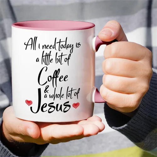 Miniatura 24 de Retreez Taza divertida – This Girl Runs on Coffee + Jesus - Tazas de café de cerámica de 11 onzas – Divertido, sarcasmo, sarcástico, motivacional