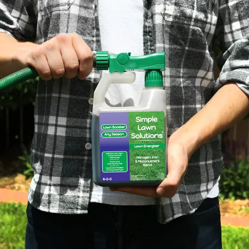 Miniatura 9 de Fertilizante para césped de grado comercial - reforzador de micronutrientes de césped con nitrógeno - fertilizante concentrado en spray de césped