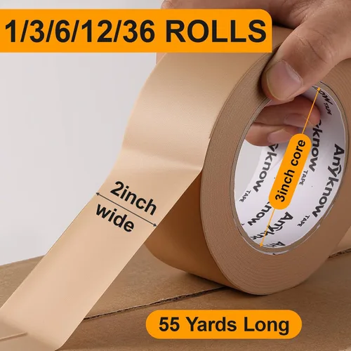 Miniatura 2 de Cinta de embalaje Kraft (1roll)