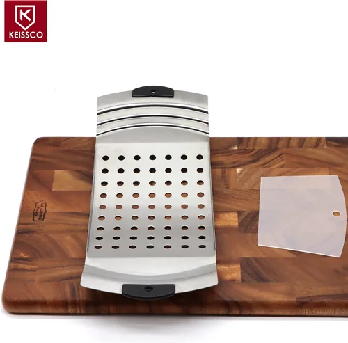Miniatura 3 de Máquina Premium de Acero Inoxidable para Hacer Spaetzle, Plana para Spaetzle con Raspador de Pastelería, Tradicional Alemana para Hacer Fideos