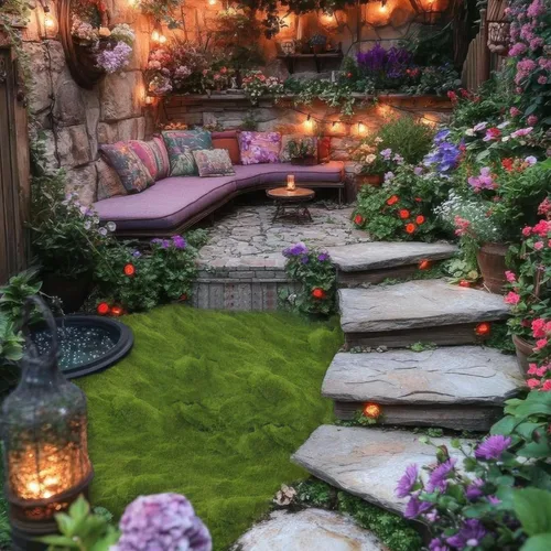 Miniatura 4 de FAICOIA Alfombra de musgo falso, rollo de musgo verde para jardines de hadas, césped, boda, bosque, decoración de mesa, musgo artificial