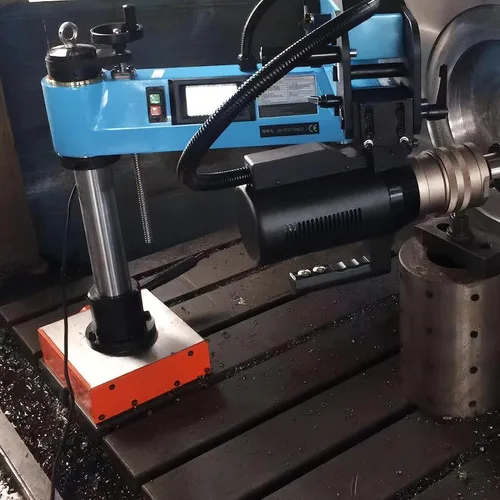 Miniatura 4 de Base magnética para brazo de roscado máquina eléctrica de roscado Base móvil con imán para máquina de roscado M24HR/M30R/M36R.