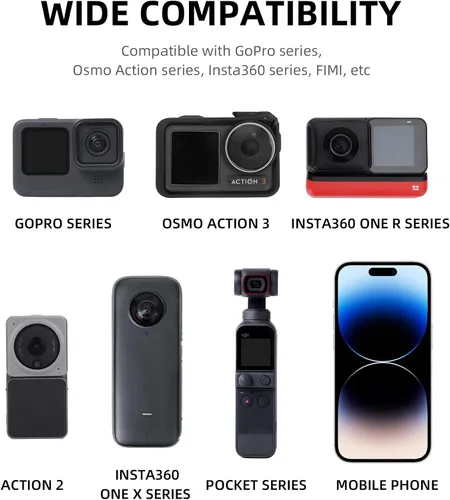 Miniatura 6 de BTG Soporte magnético para montaje de cuello con patio para DJI OSMO 360/Action 5 Pro 4 3/Insta 360 Go Ultra 3S X4 X5/Pocket 4 3 Accesorios