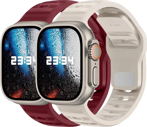 Miniatura 17 de UC1 Banda para Apple Watch para Mujeres y Hombres Se Ultra 2 de 40mm 44mm 46mm 42mm 45mm 41mm 38mm 49mm Series 10 9 8 7 6 5 4 3 iWatch Correa
