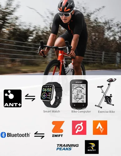 Miniatura 6 de iGPSPORT Speed or Cadence Sensor, Bluetooth ANT+ Wireless Waterproof Cycling Sensor, Compatible with Bike Computer Stationary Bike Conjunto