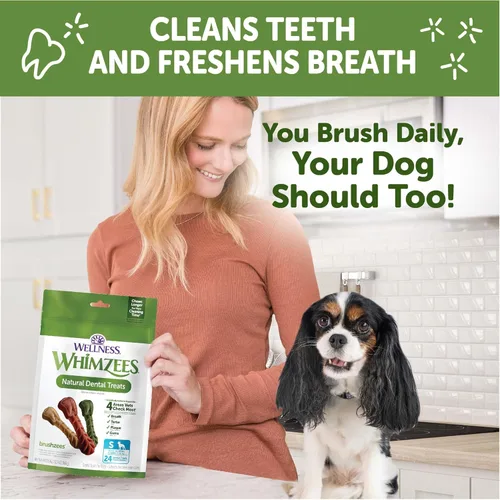 Miniatura 6 de WHIMZEES Wellness Value Box - Golosinas dentales para perros, masticables naturales, tamaño pequeño, (89 unidades)