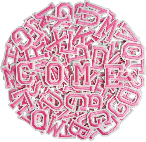 Miniatura 13 de 104 parches de letras doradas para planchar, letras de tela bordadas para ropa, chaquetas, jeans, sombreros, mochilas, calcetines Dorado