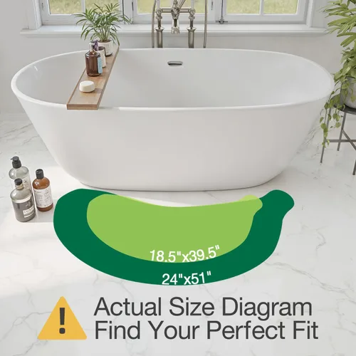 Miniatura 2 de LUMI Lindas alfombras de baño, divertidas alfombras de pasillo de frutas, alfombra de baño suave y esponjosa, absorbente, antideslizante para baño