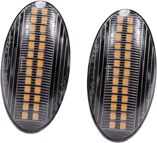 Lámpara de señal de giro LED para guardabarros delantero compatible con Su-zu-ki G-rand Vitara Vtarai Jimny Swift SX4 S-Cross APV Arena XL7 Alto